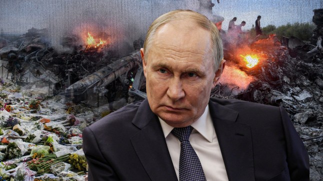 Caption: Putin ?ultimately to blame? for snuffing out 298 lives on downed MH17 credit: EPA