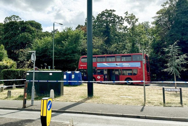 FILE PHOTO - Police at the scene following a serious collision involving a bus in Bexleyheath, South East London. August 3, 2024. Photo released August 15 2024. Police have confirmed the name of a nine-year-old girl who was killed in a collision in Bexleyheath.Ada Bicakci lived in the area with her family and attended a local primary school. She also attended a Turkish school in south-east London. She was a Turkish-British national.She was a keen gymnast and swimmer.