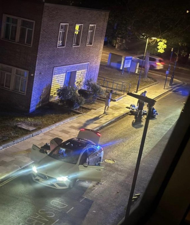 Alleged video of rapper Top5 being stabbed in London. Grabs taken without permission from X.